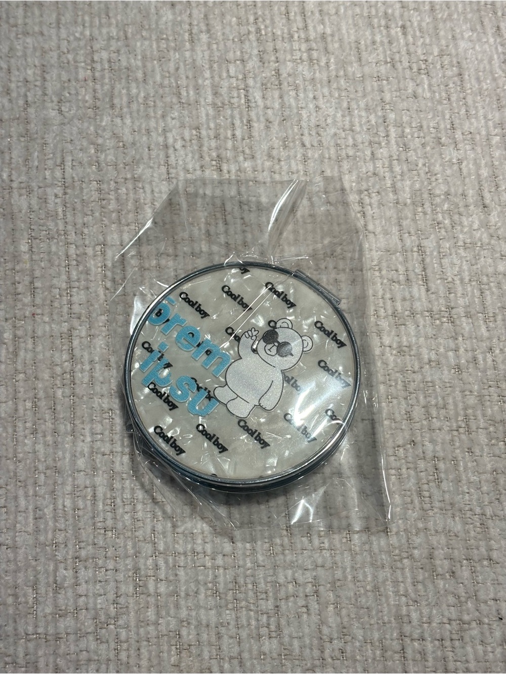 Clear Bear mirror- White/Cream